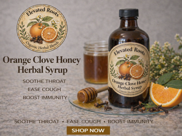 Orange Clove Honey Herbal Syrup